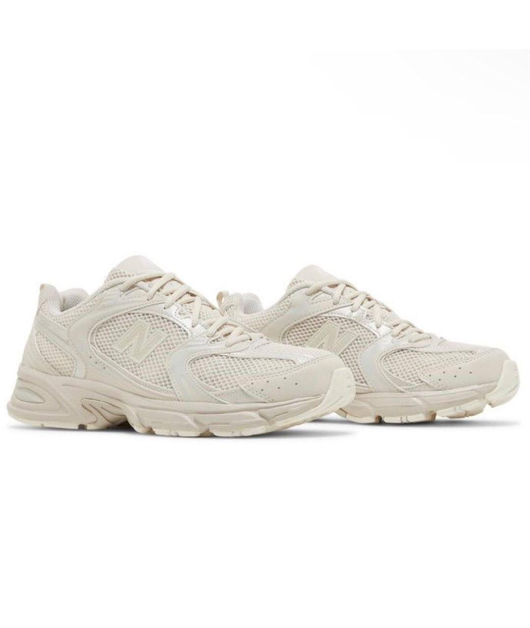 NEW BALANCE Бежевые синтетические кроссовки, фото 2