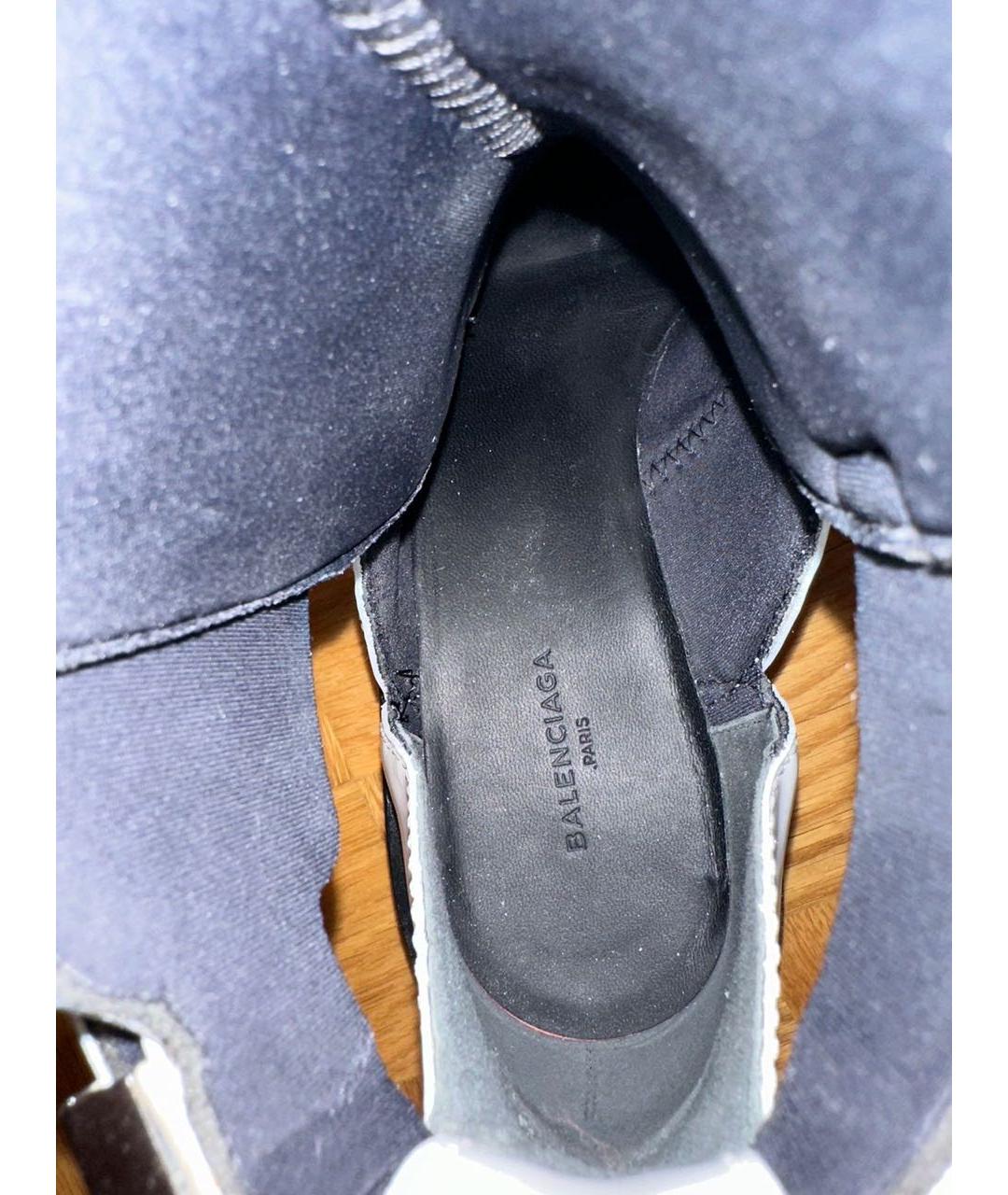 BALENCIAGA Белые кожаные ботинки, фото 7