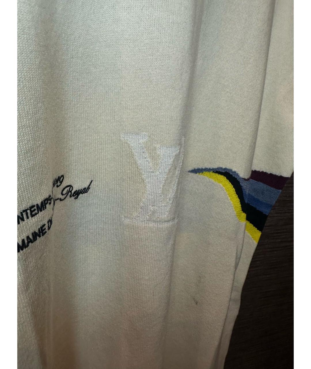 LOUIS VUITTON Бежевая футболка, фото 3