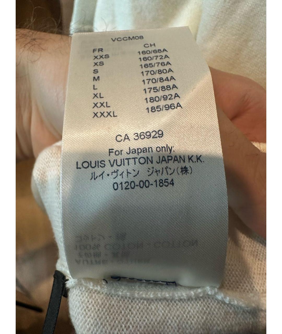 LOUIS VUITTON Бежевая футболка, фото 6