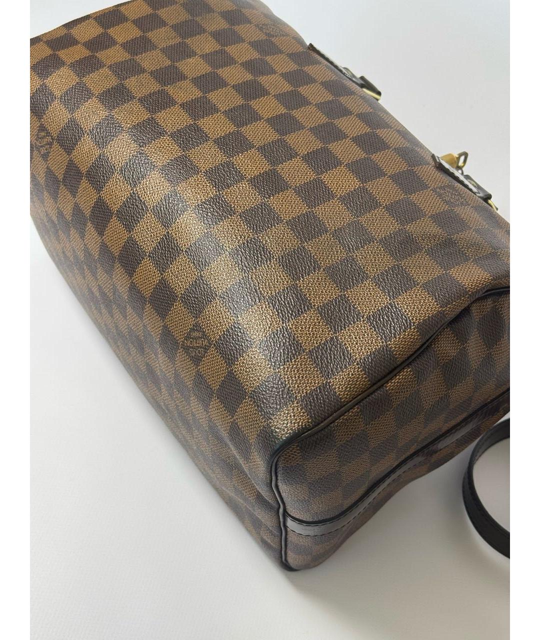 LOUIS VUITTON Коричневая сумка с короткими ручками, фото 6
