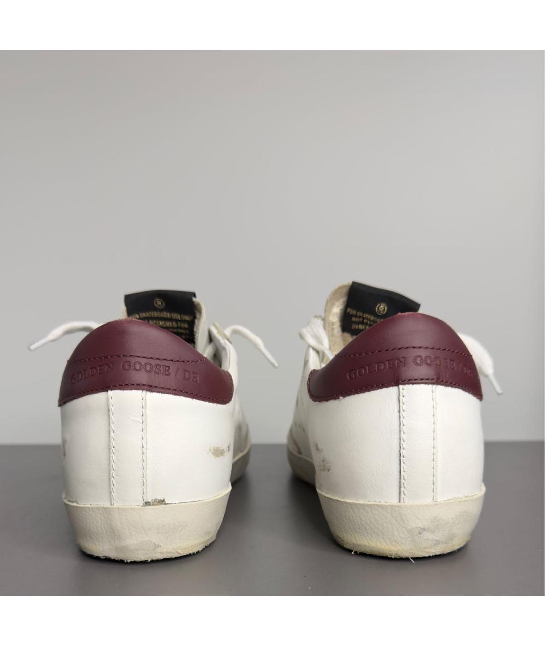 GOLDEN GOOSE DELUXE BRAND Белые кожаные кеды, фото 4