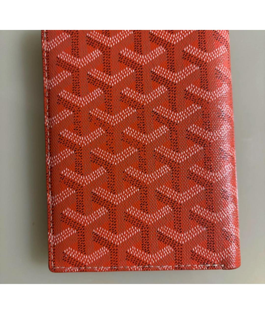 GOYARD Оранжевый кошелек, фото 2