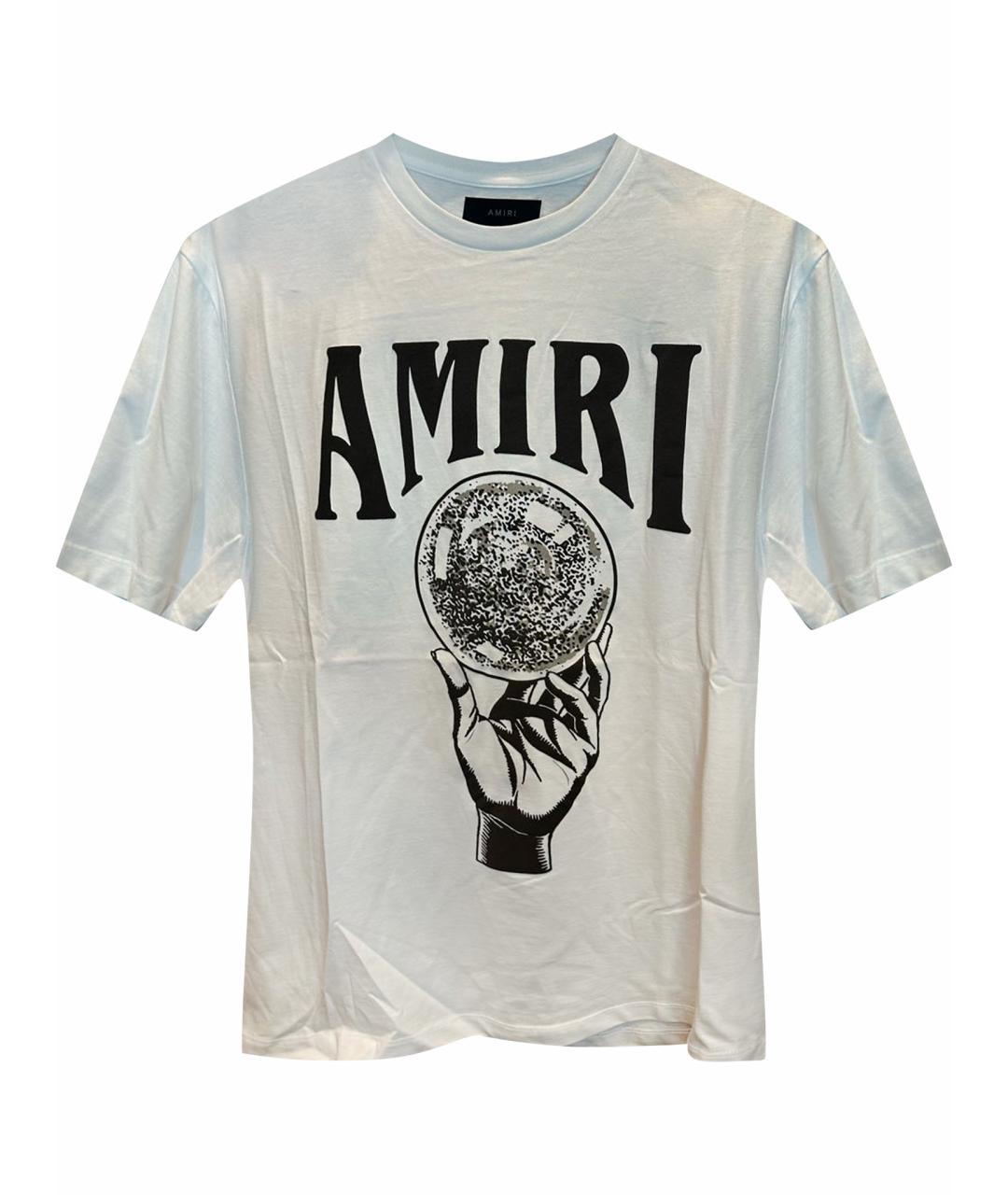 AMIRI Белая хлопковая футболка, фото 1