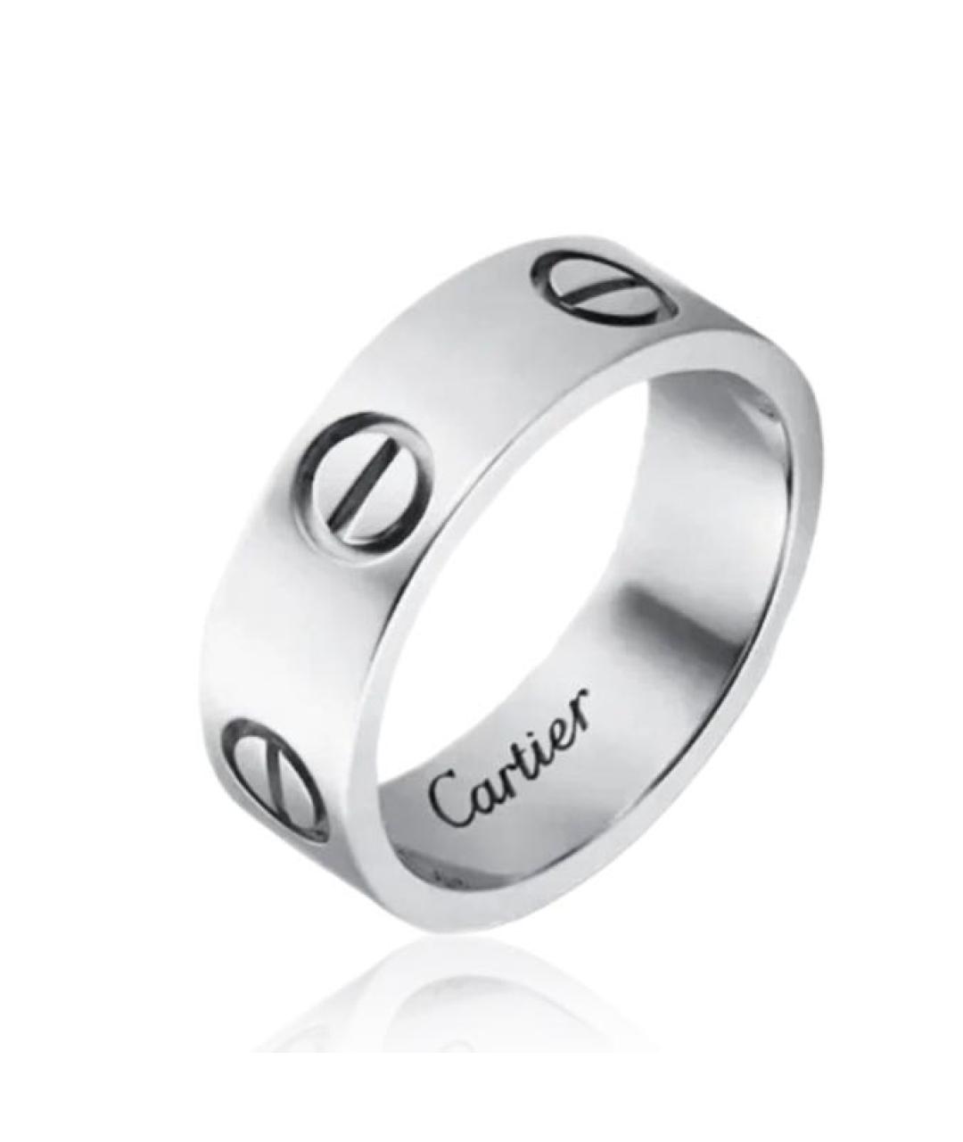 CARTIER Серебряное кольцо из белого золота, фото 1
