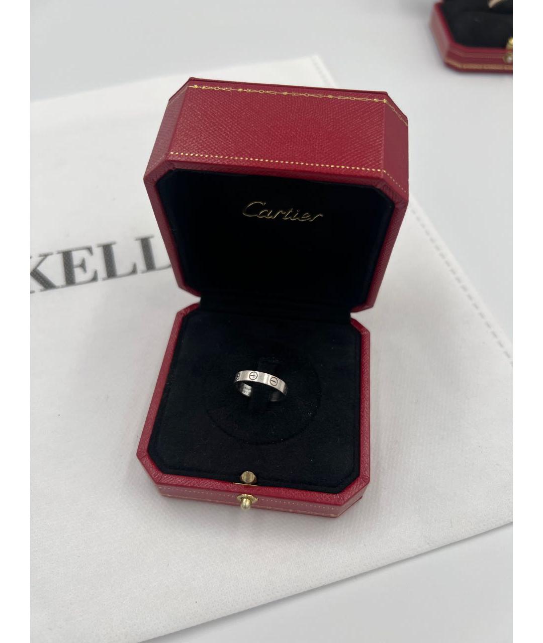 CARTIER Серебряное кольцо из белого золота, фото 2
