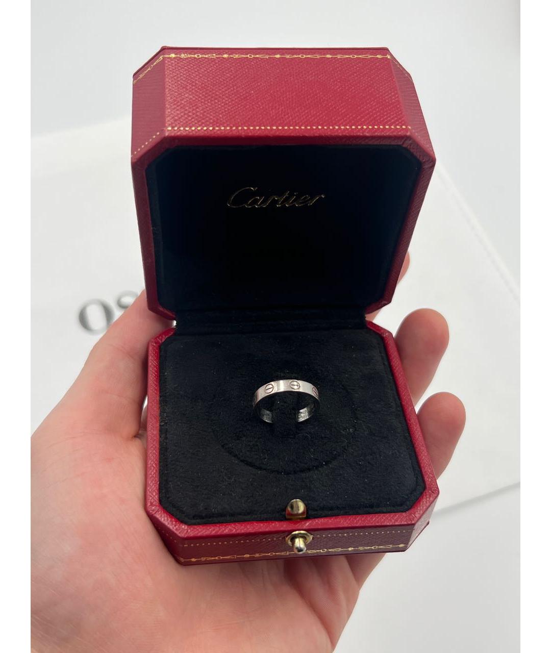 CARTIER Серебряное кольцо из белого золота, фото 6