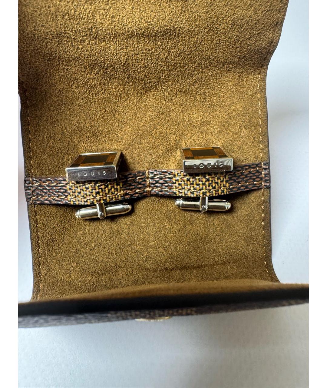LOUIS VUITTON Серебряные серебряные запонки, фото 7