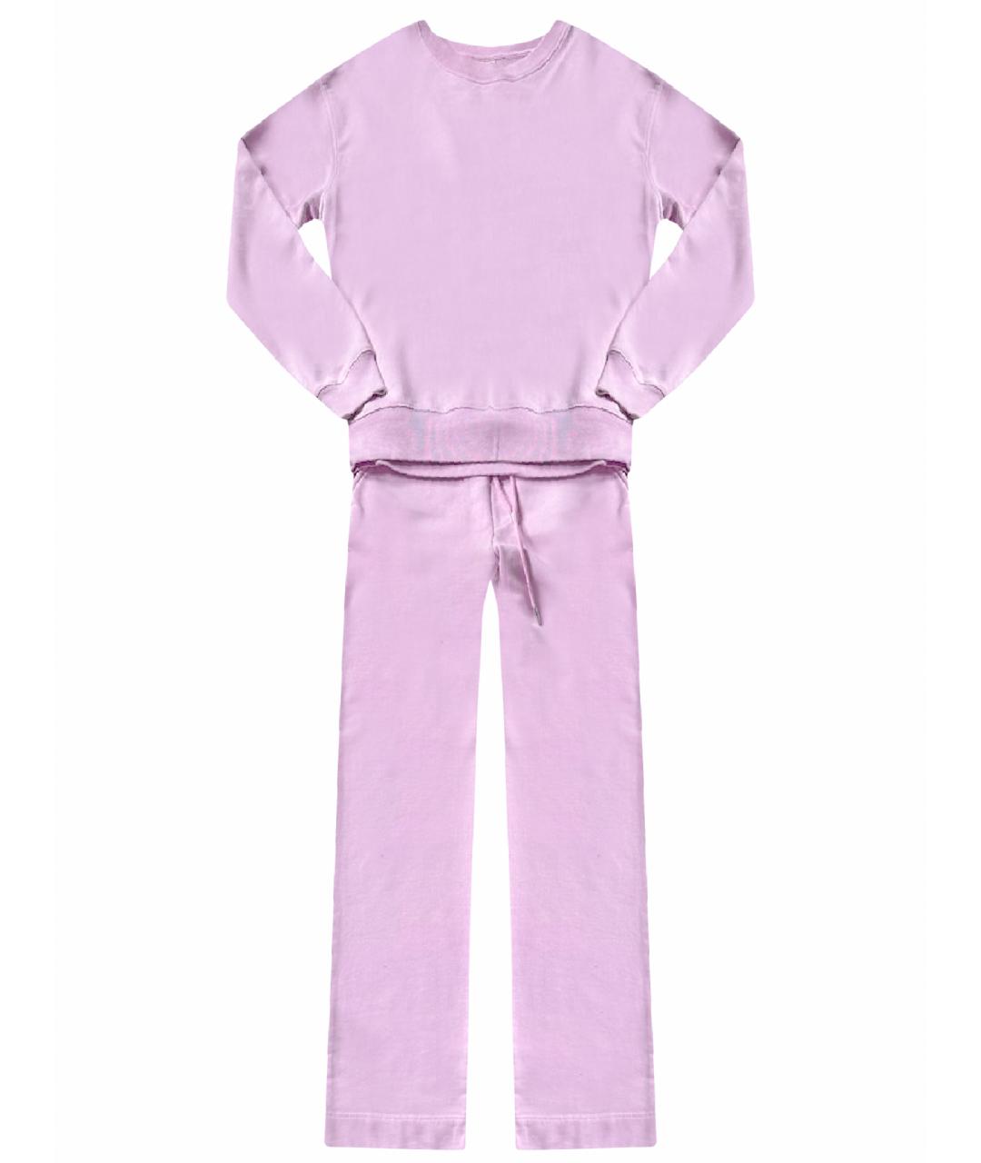 DRIES VAN NOTEN Фиолетовый хлопковый спортивные костюмы, фото 1