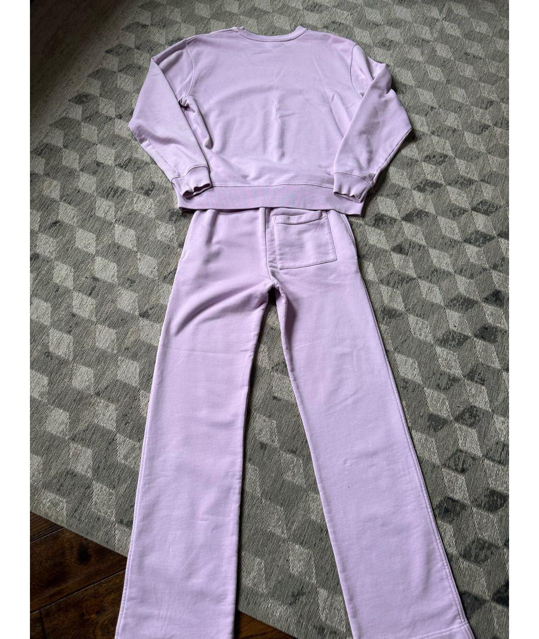 DRIES VAN NOTEN Фиолетовый хлопковый спортивные костюмы, фото 2