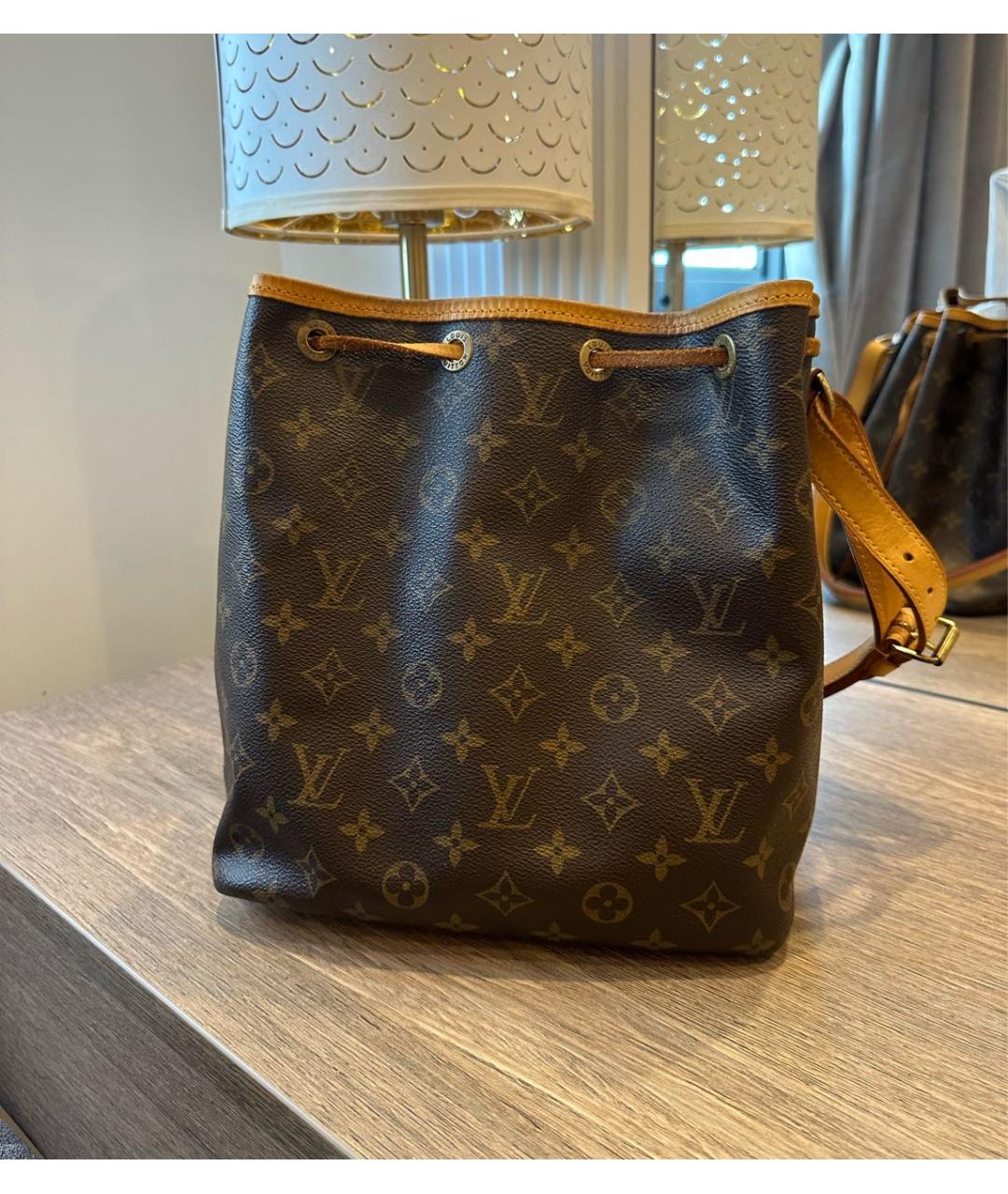 LOUIS VUITTON Коричневая сумка через плечо, фото 6