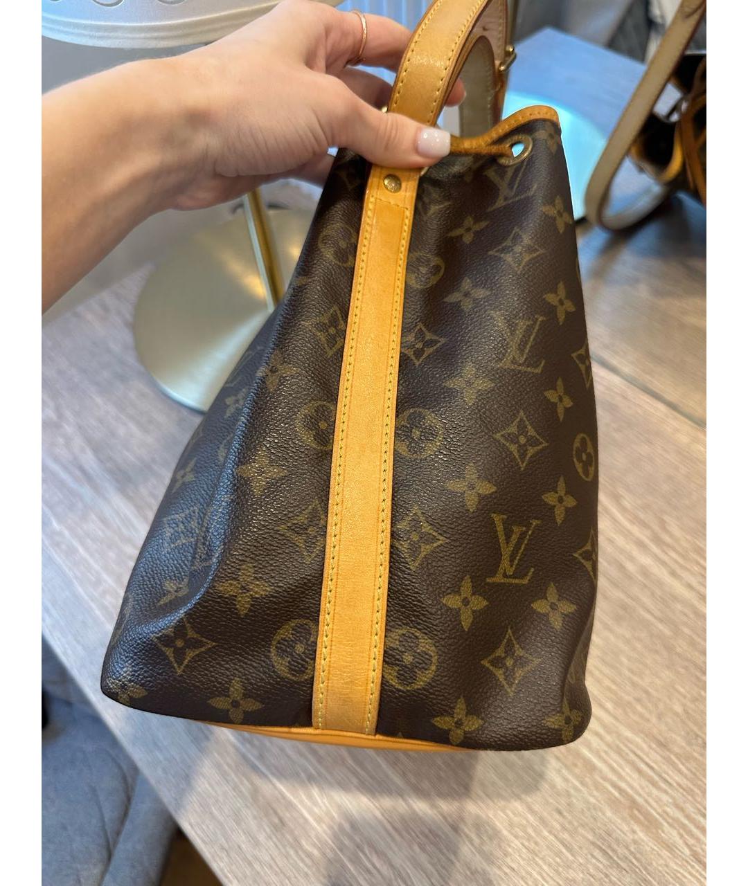 LOUIS VUITTON Коричневая сумка через плечо, фото 4
