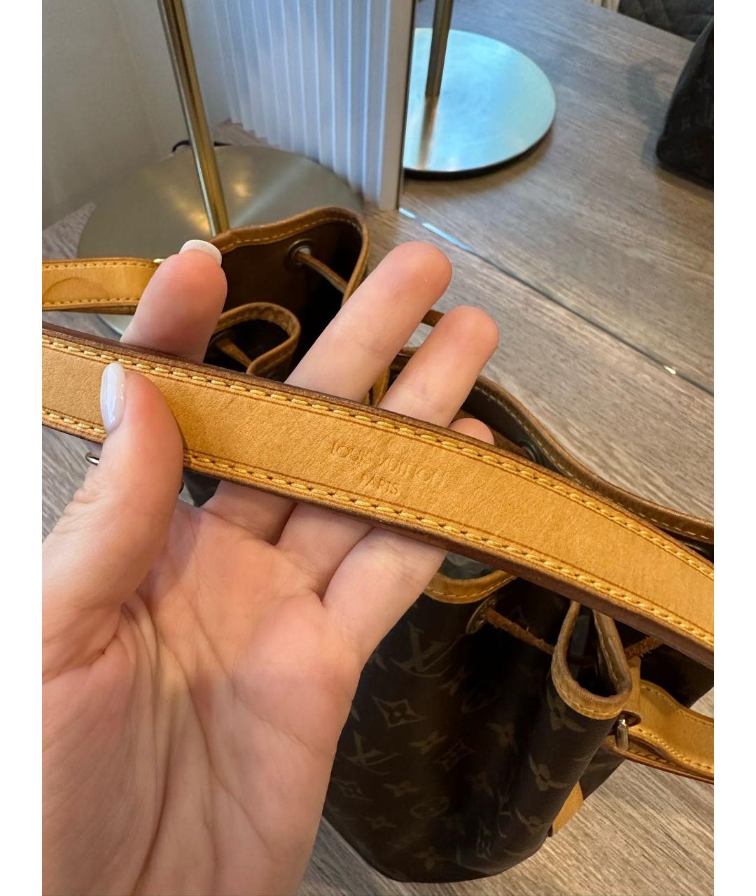 LOUIS VUITTON Коричневая сумка через плечо, фото 7