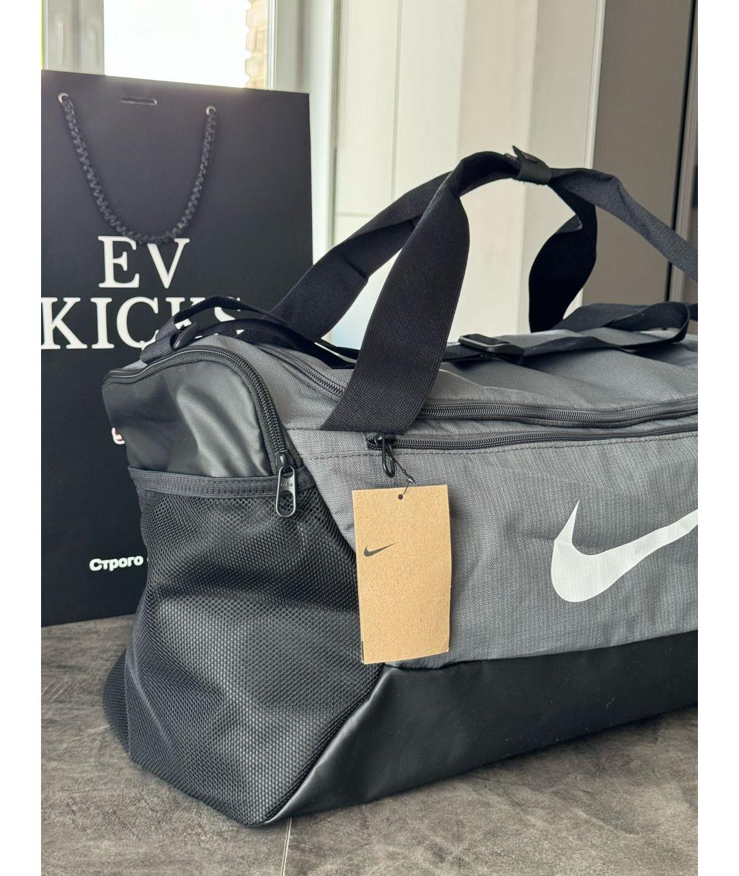 NIKE Серая дорожная/спортивная сумка, фото 6