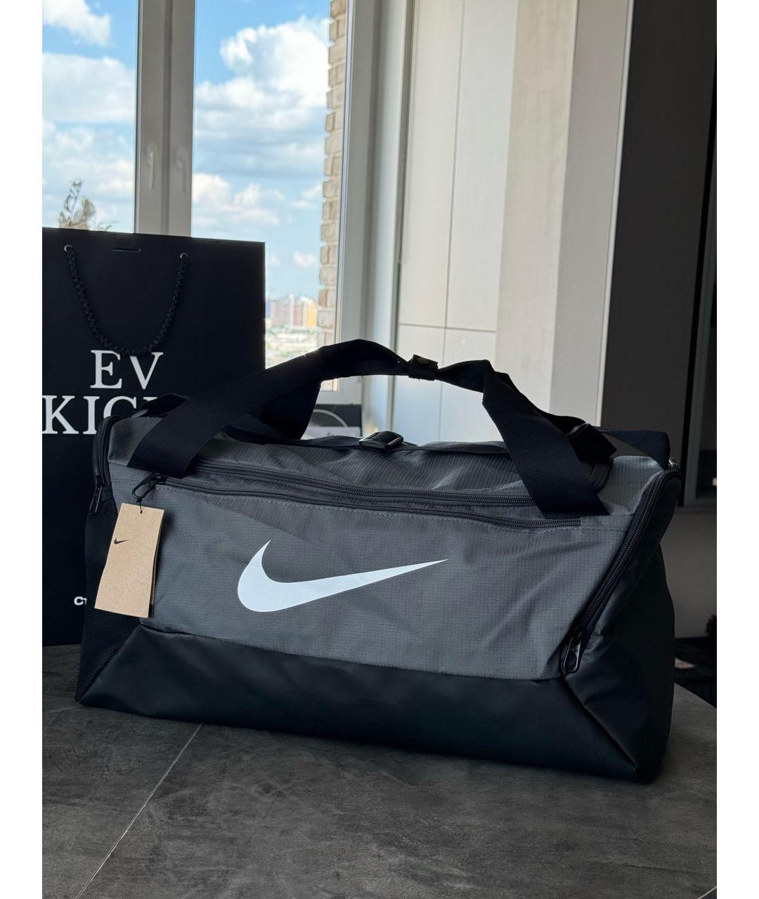 NIKE Серая дорожная/спортивная сумка, фото 2