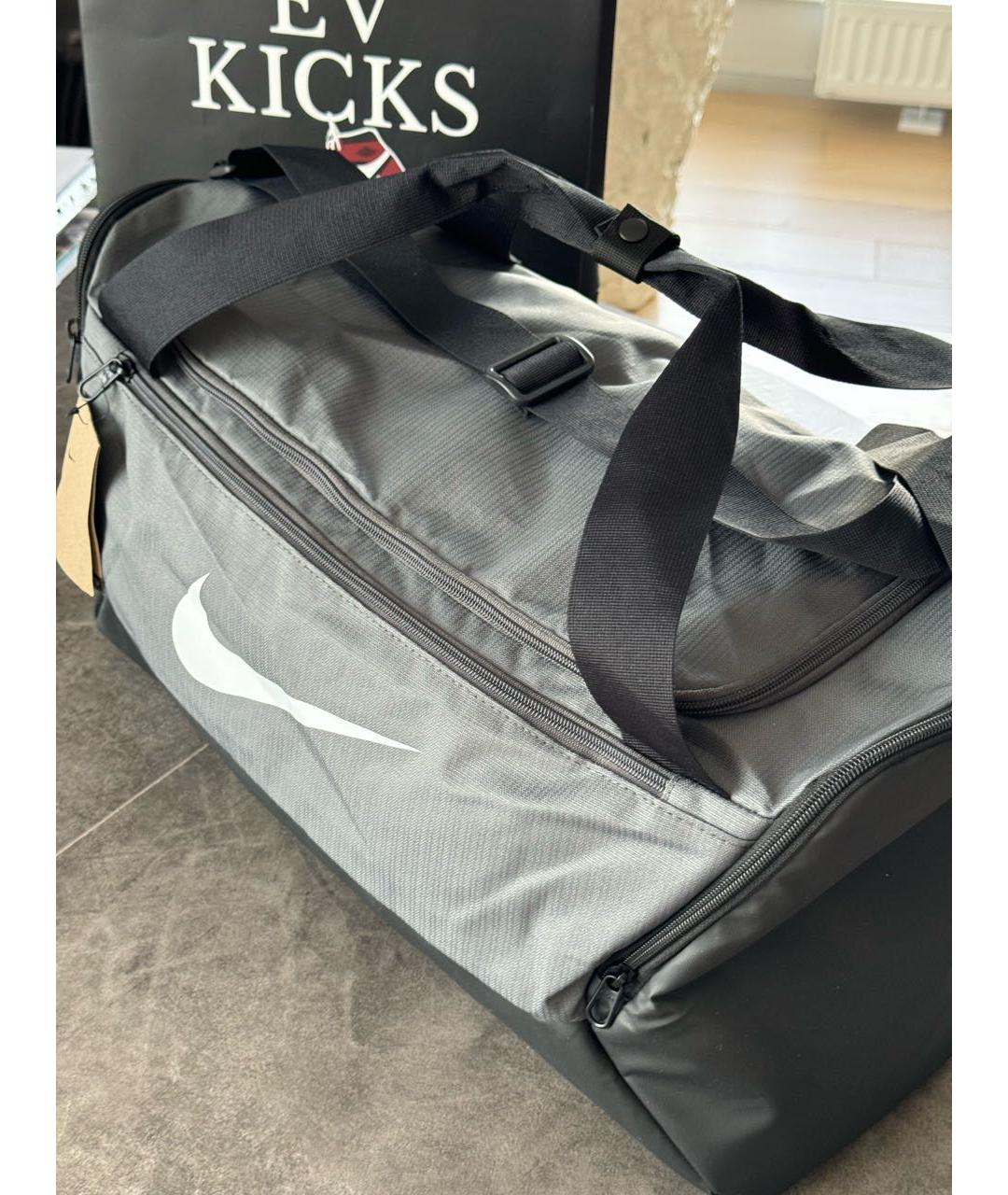 NIKE Серая дорожная/спортивная сумка, фото 5