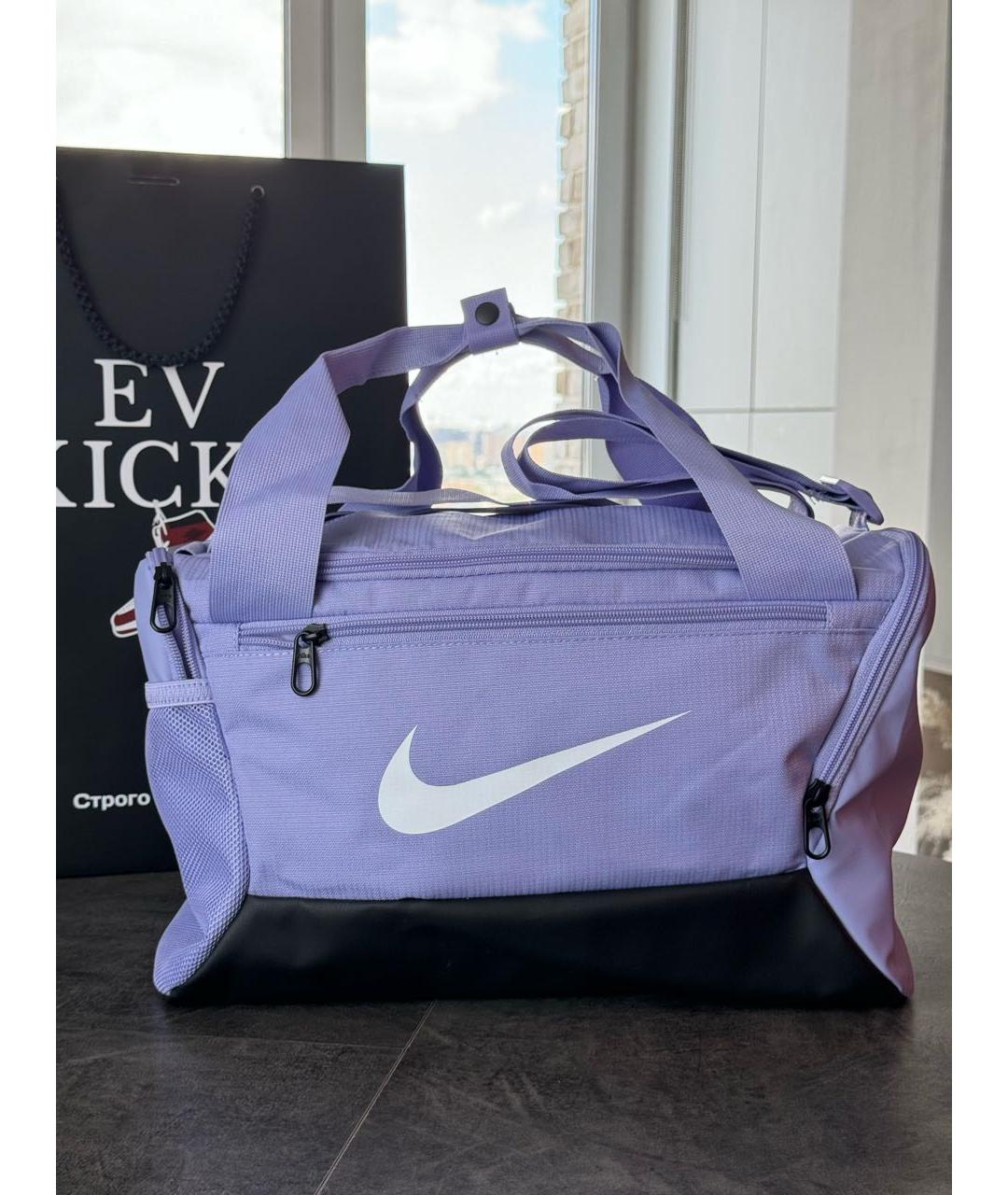 NIKE Фиолетовая дорожная/спортивная сумка, фото 3