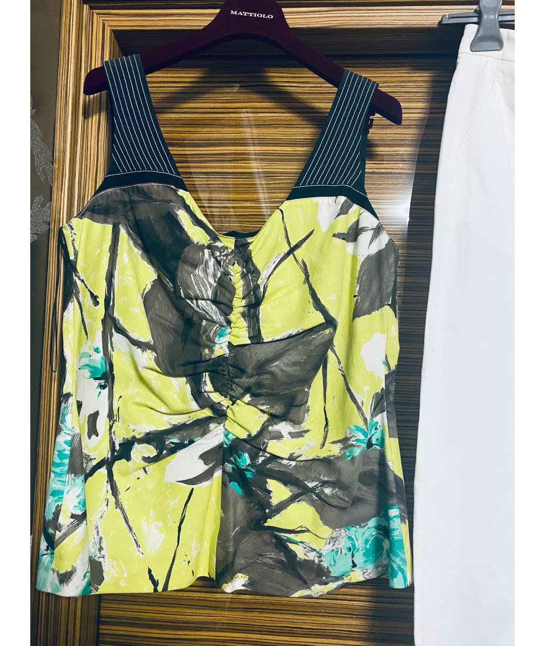 GIVENCHY Мульти хлопко-эластановый костюм с брюками, фото 3