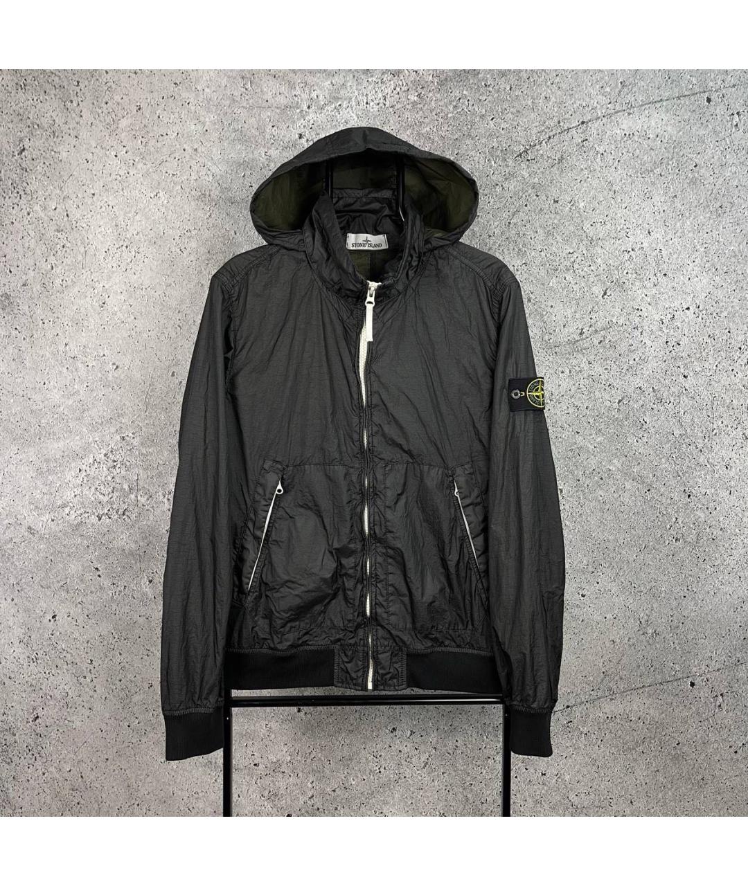 STONE ISLAND Хаки замшевая куртка, фото 9