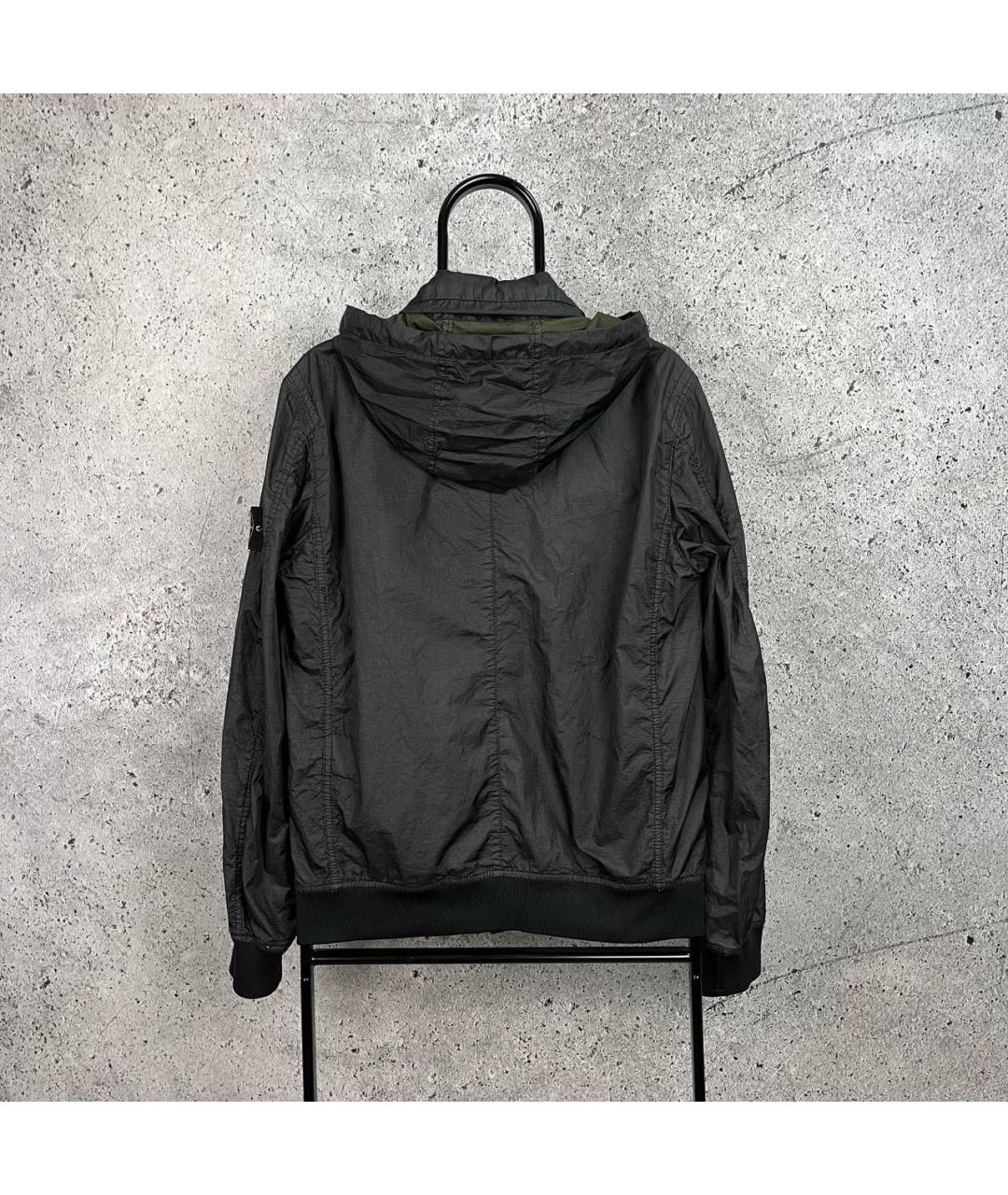 STONE ISLAND Хаки замшевая куртка, фото 4