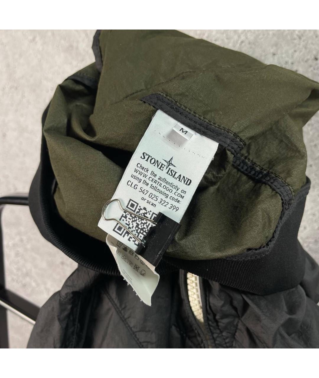 STONE ISLAND Хаки замшевая куртка, фото 7