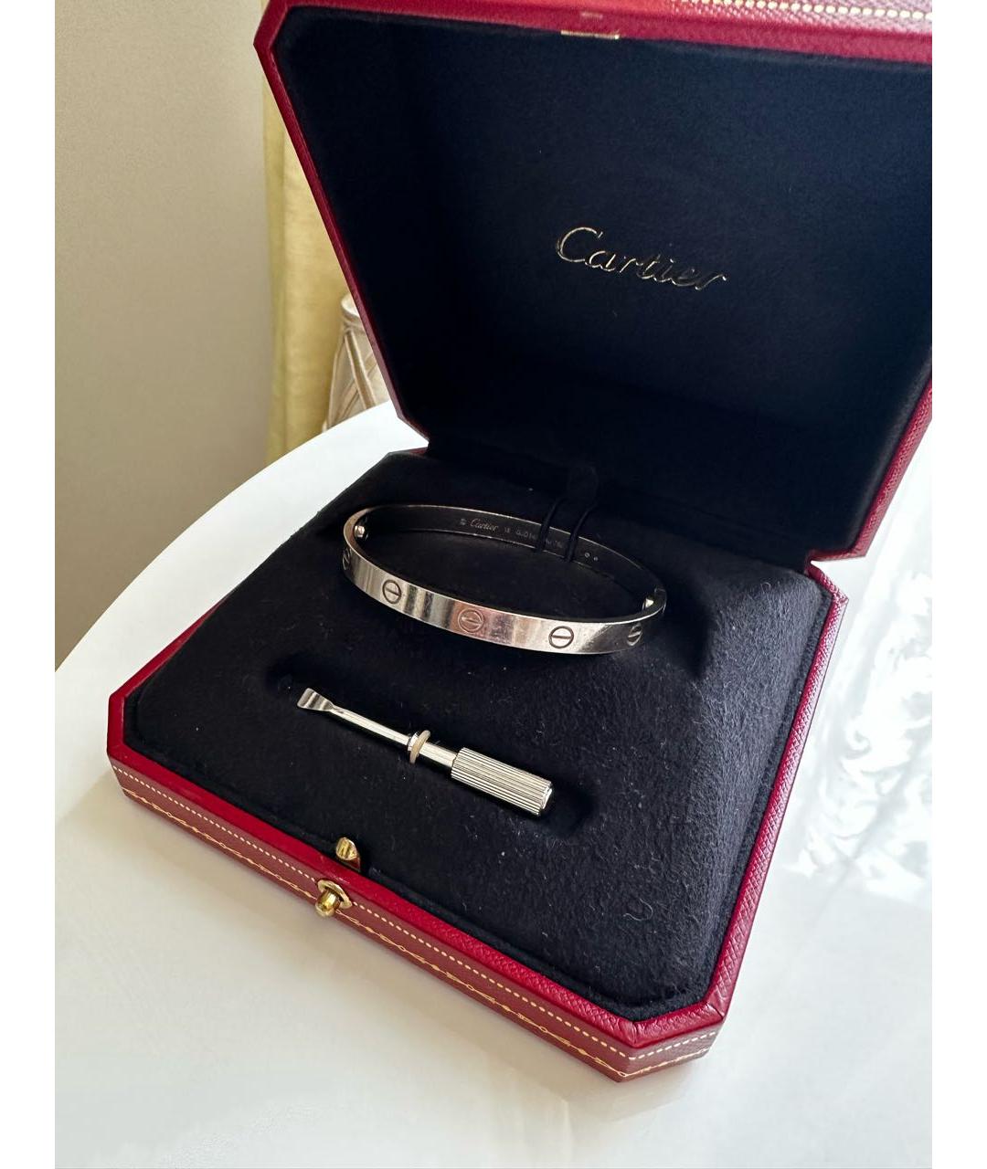 CARTIER Браслет из белого золота, фото 5