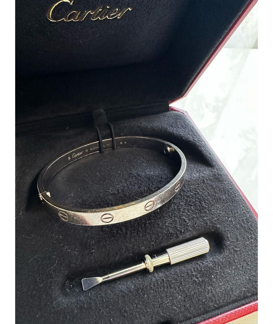 CARTIER Браслет из белого золота, фото 4