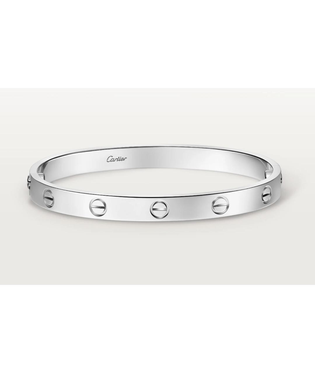 CARTIER Браслет из белого золота, фото 8
