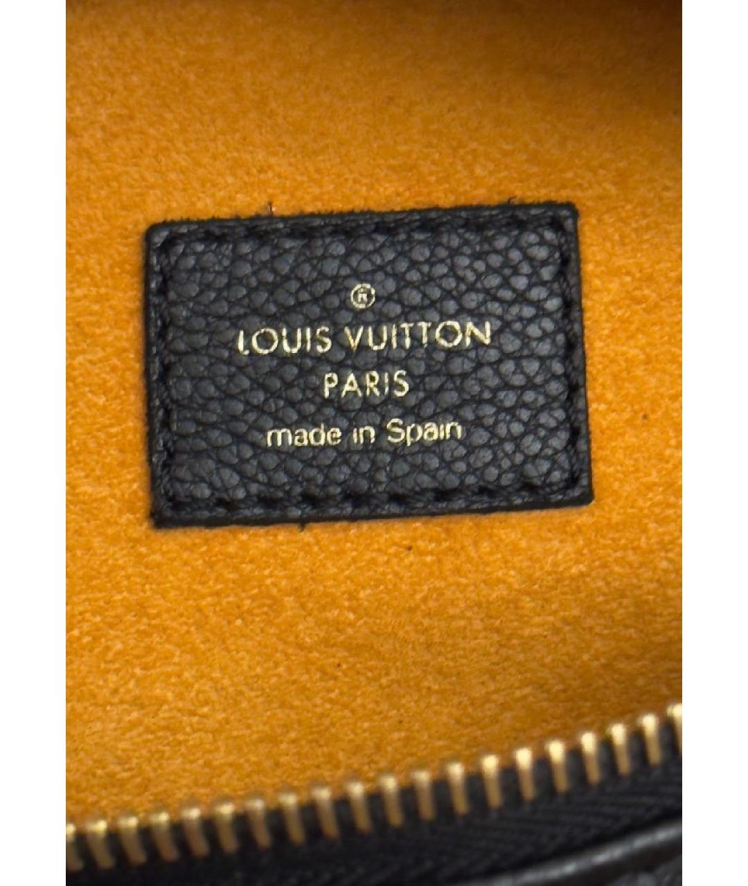 LOUIS VUITTON Темно-синяя кожаная поясная сумка, фото 5