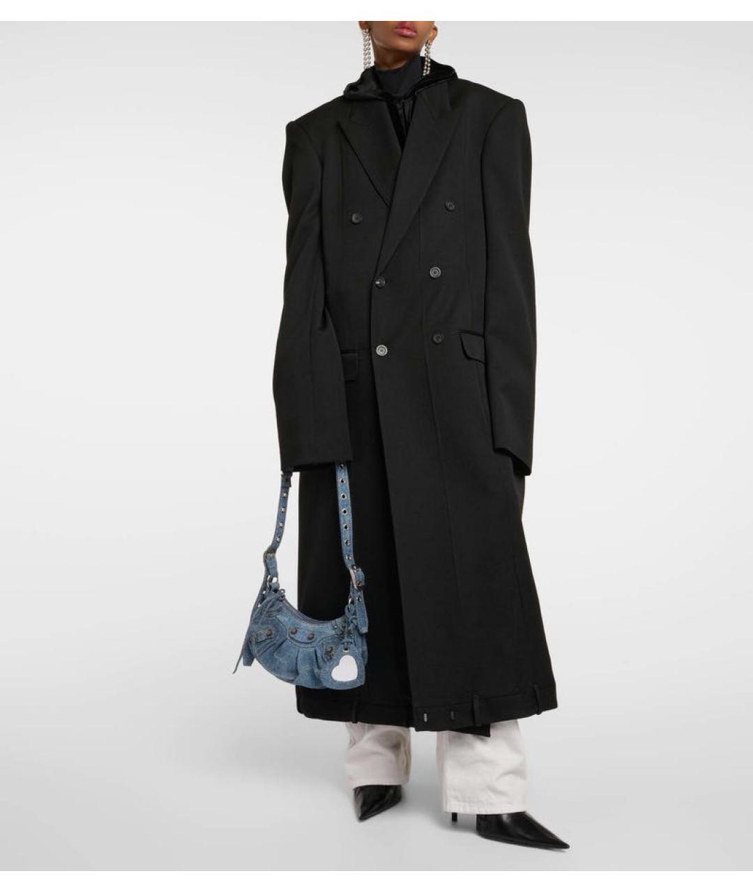 BALENCIAGA Синяя деним сумка через плечо, фото 3