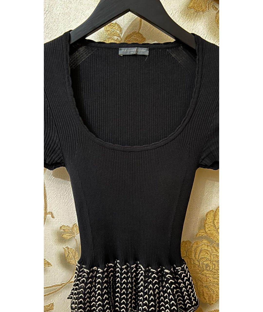 ALEXANDER MCQUEEN Черное платье, фото 3