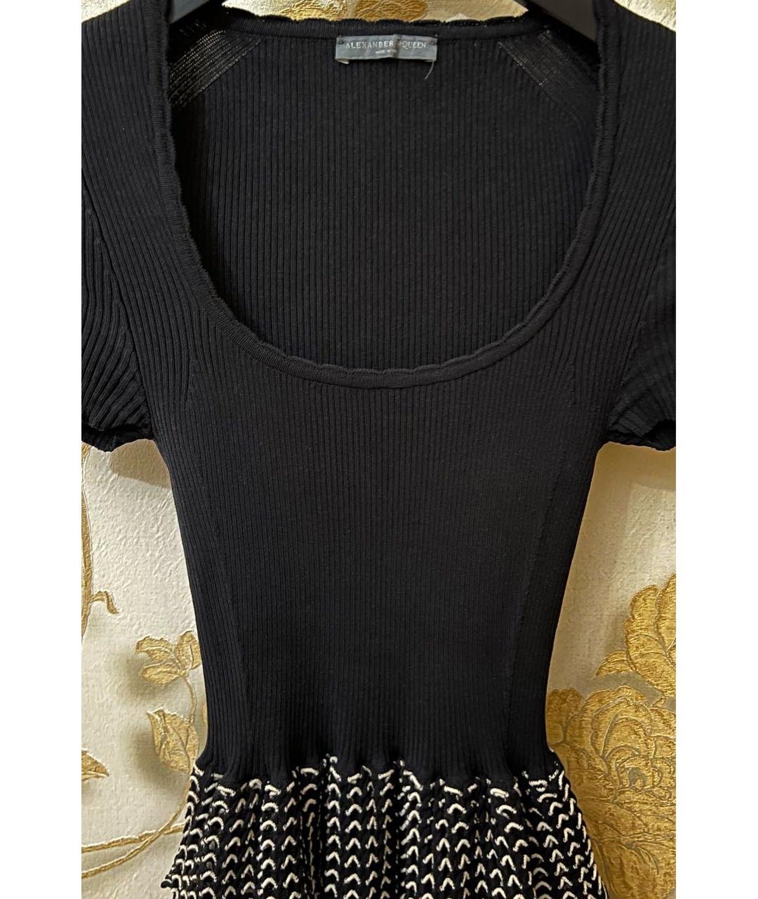ALEXANDER MCQUEEN Черное платье, фото 5