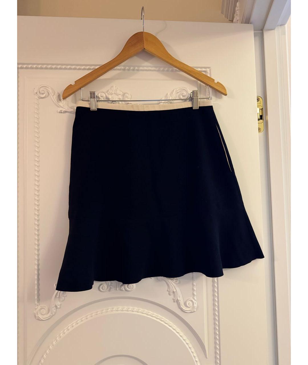 SEE BY CHLOE Черная полиэстеровая юбка мини, фото 4