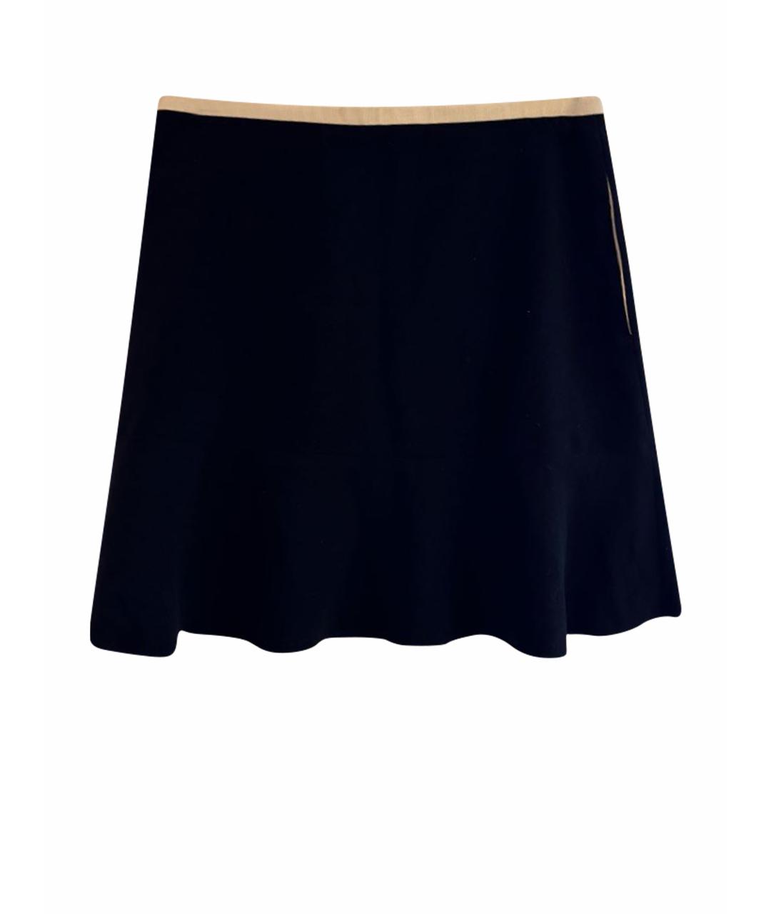 SEE BY CHLOE Черная полиэстеровая юбка мини, фото 1