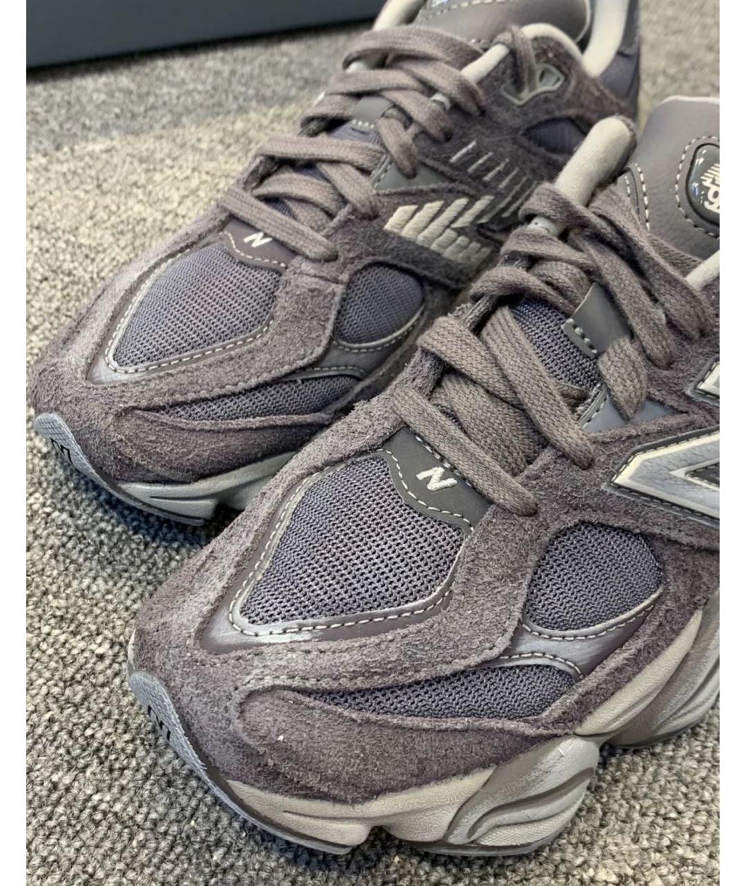NEW BALANCE Серые замшевые низкие кроссовки / кеды, фото 8