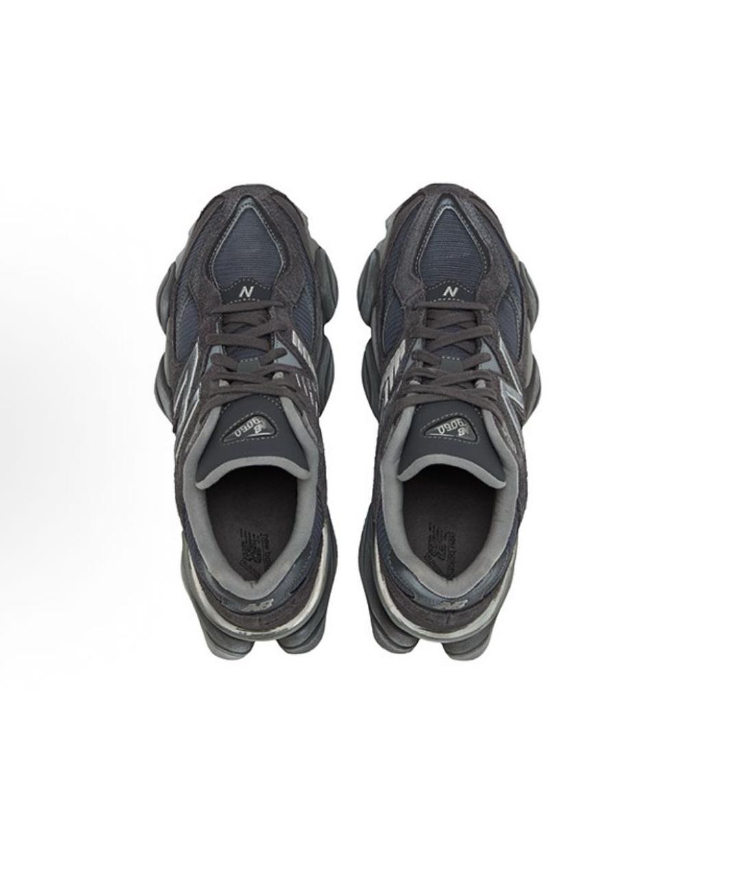 NEW BALANCE Серые замшевые низкие кроссовки / кеды, фото 3