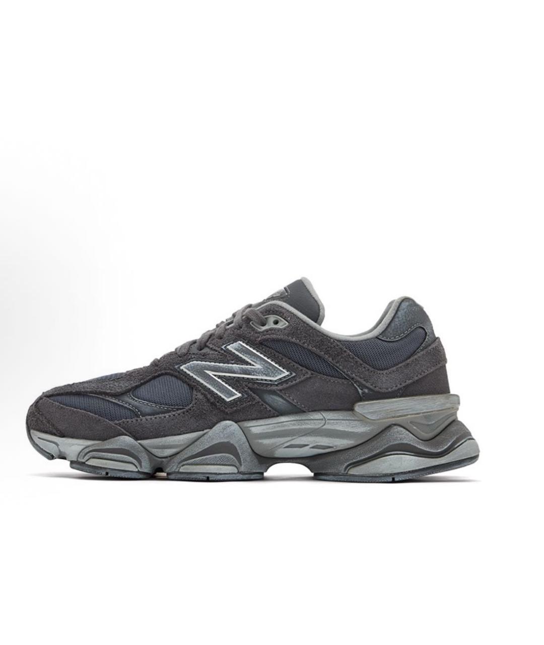 NEW BALANCE Серые замшевые низкие кроссовки / кеды, фото 9