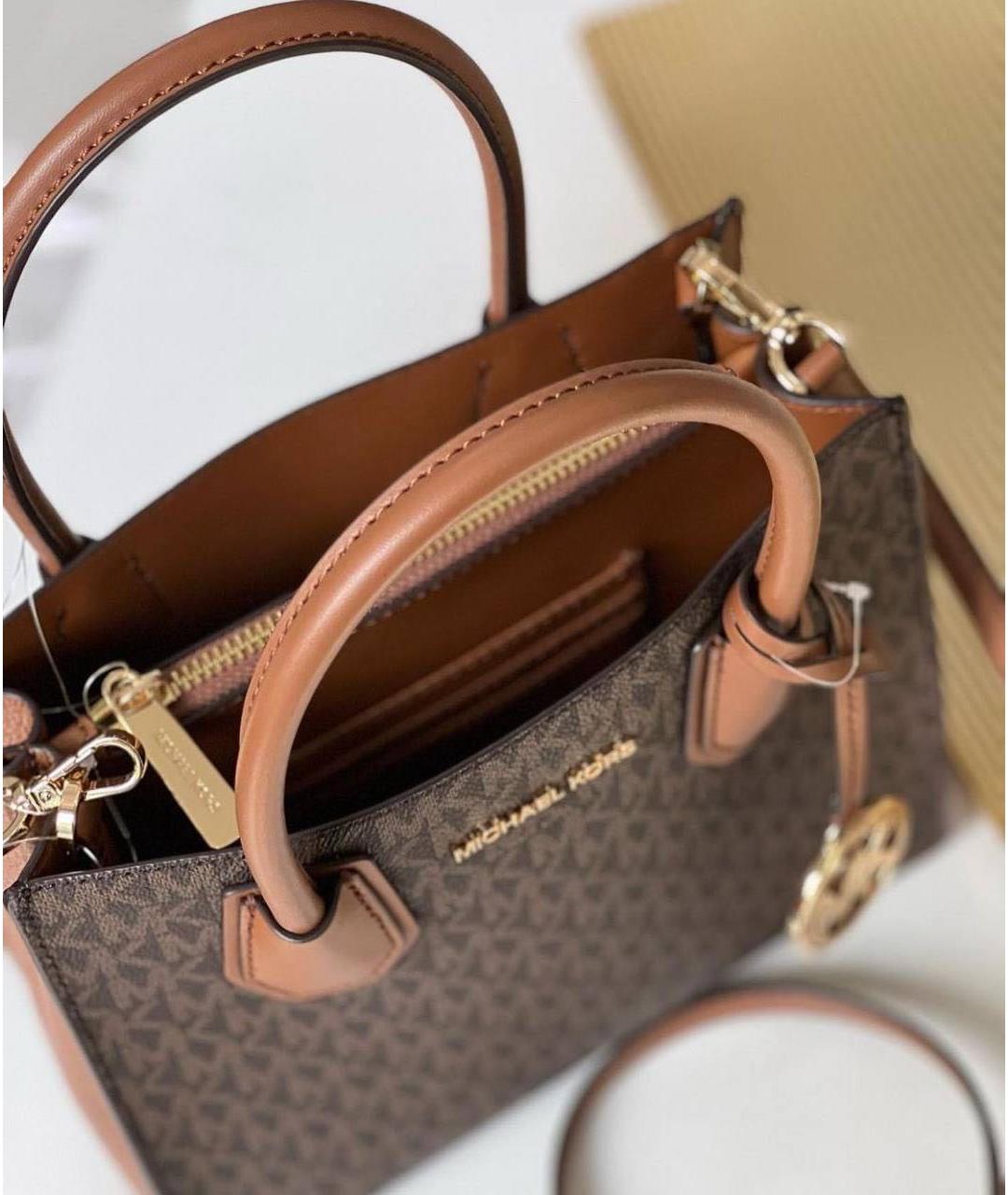 MICHAEL KORS Коричневая сумка с короткими ручками, фото 2