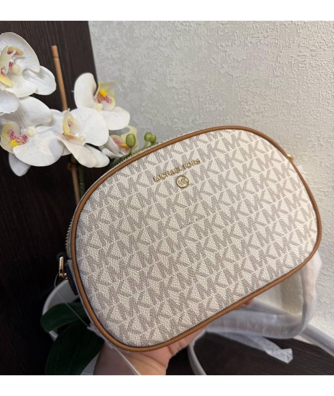 MICHAEL KORS Бежевая сумка через плечо, фото 6