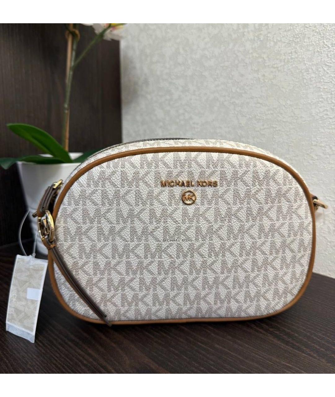 MICHAEL KORS Бежевая сумка через плечо, фото 2
