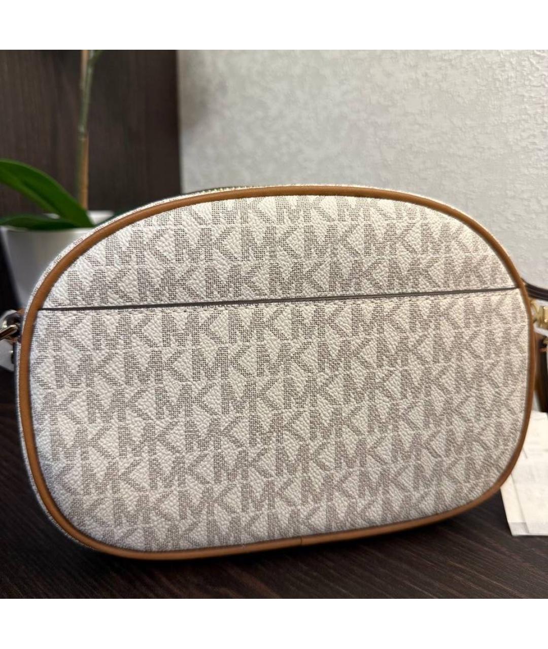 MICHAEL KORS Бежевая сумка через плечо, фото 3