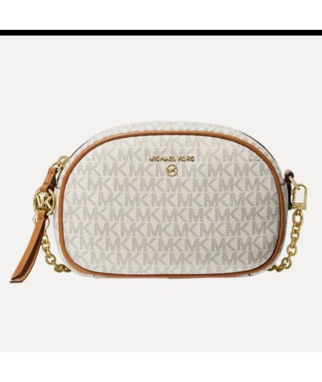 MICHAEL KORS Бежевая сумка через плечо, фото 9