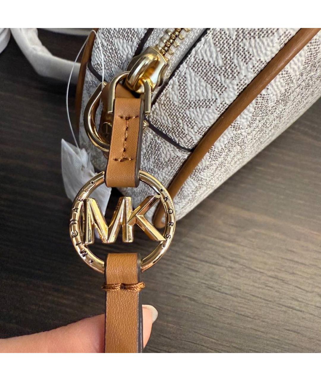 MICHAEL KORS Бежевая сумка через плечо, фото 4