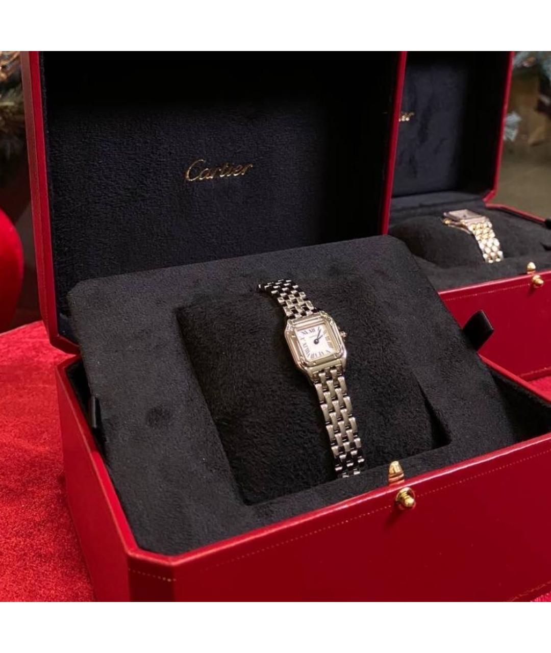 CARTIER Серебряные часы, фото 3