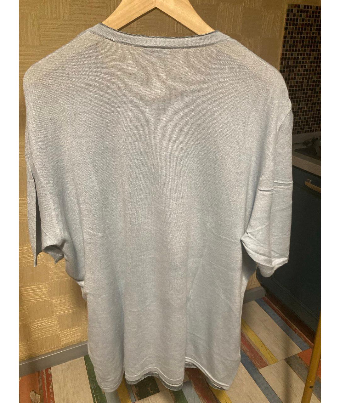 ARMANI JEANS Голубая футболка, фото 2