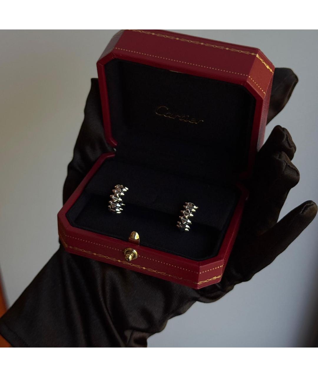CARTIER Серебряные серьги из белого золота, фото 4