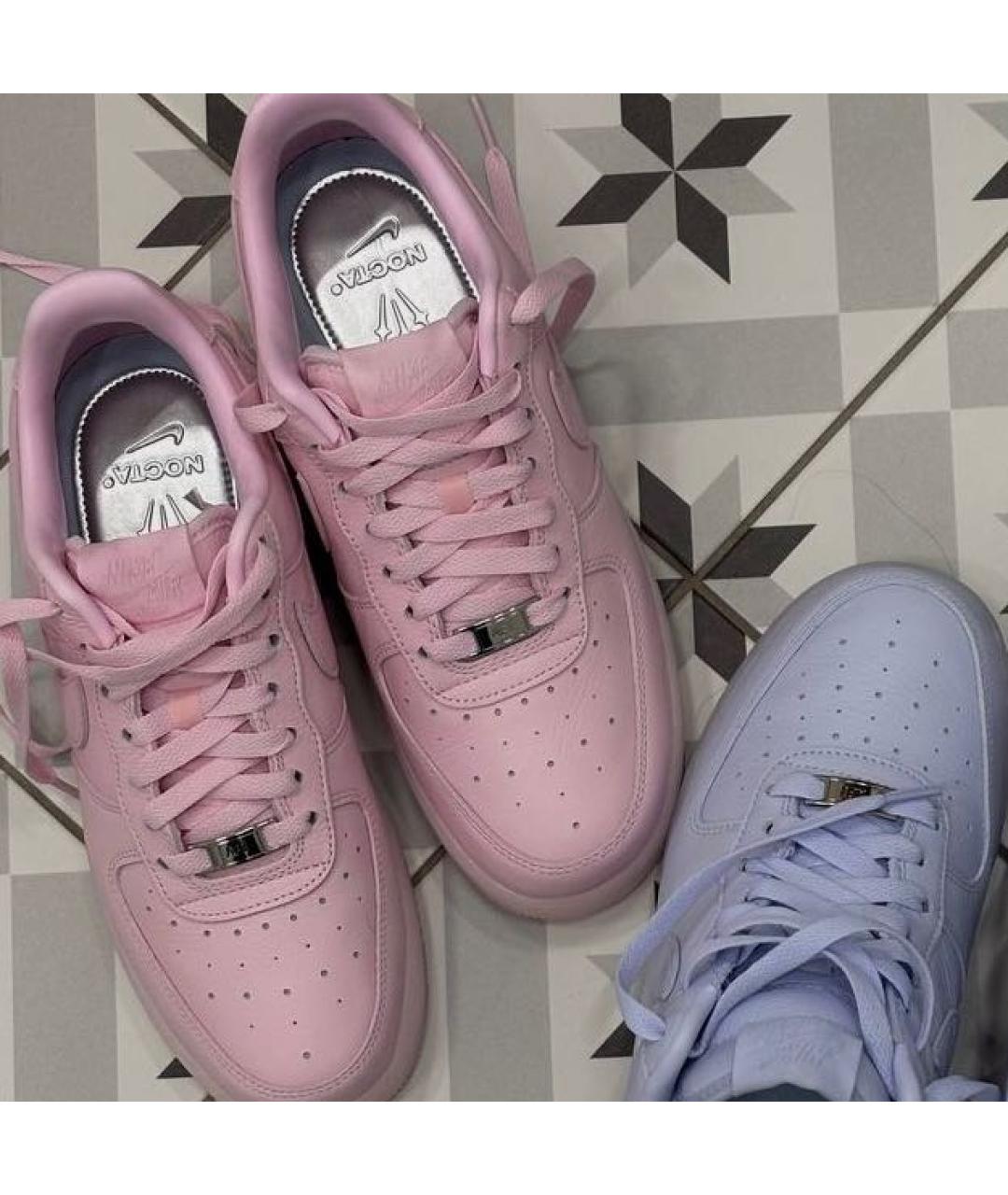 NIKE Розовые кожаные кеды, фото 2