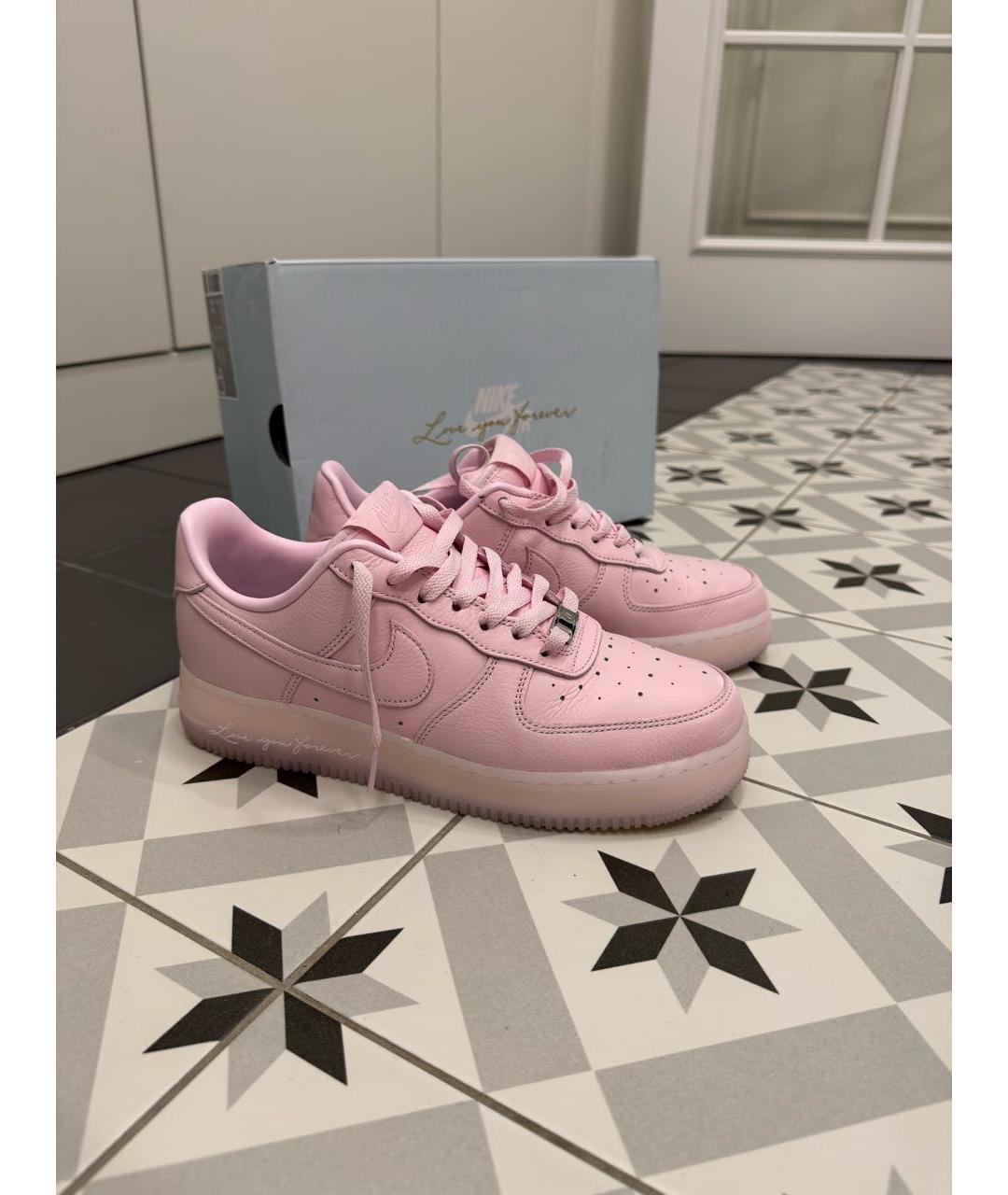 NIKE Розовые кожаные кеды, фото 7