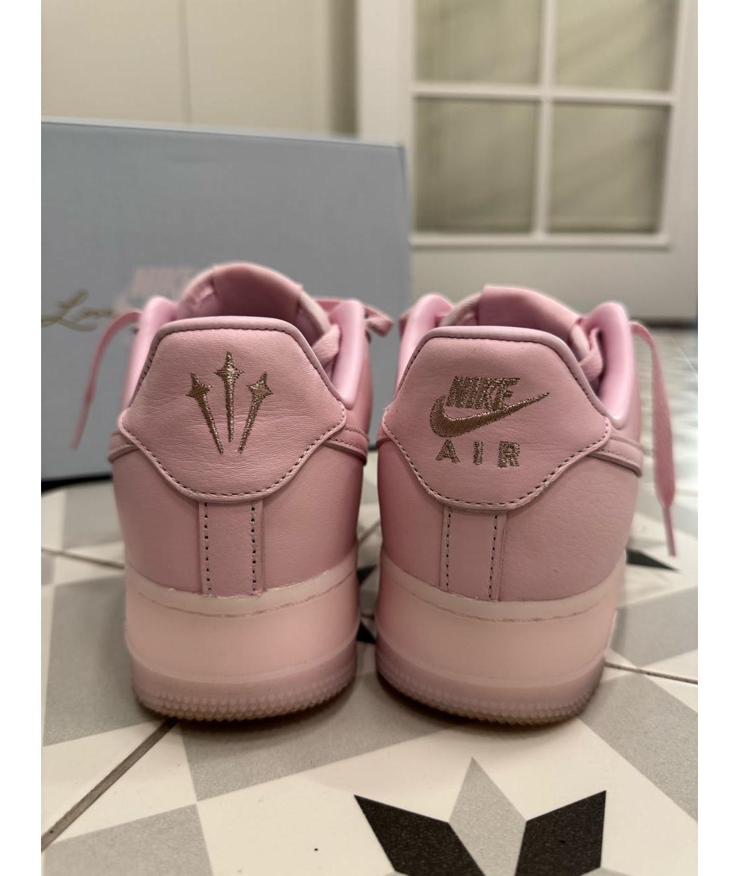 NIKE Розовые кожаные кеды, фото 4