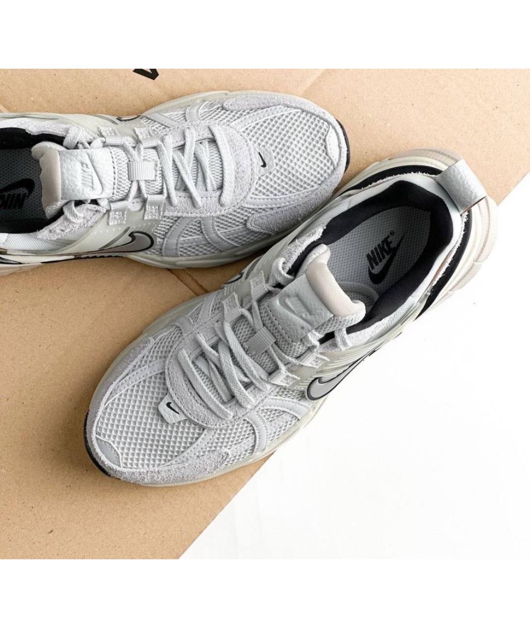 NIKE Серые низкие кроссовки / кеды, фото 5